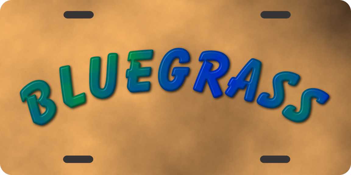 Bluegrass (Ver 4) License Plates