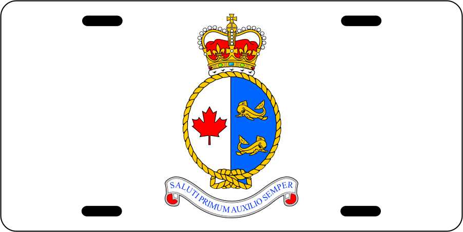 Canadian Coast Guard License Plates