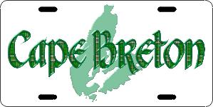 Cape Breton Licence Plates