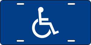 Handicap License Plates