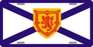 Nova Scotia Licence Plates