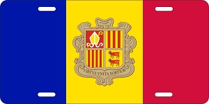 Andorra License Plates
