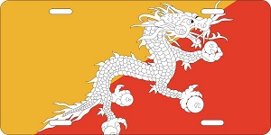 Bhutan License Plates