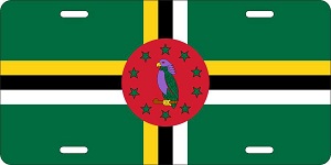 Dominica Flag License Plates