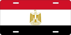 Egypt Flag License Plates