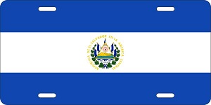 El Salvador Flag License Plates
