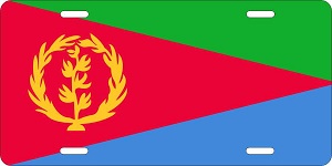 Eritrea Flag License Plates
