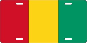 Guinea Bissau Flag License Plates