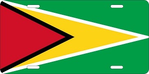 Guyana Flag License Plates