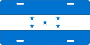 Honduras Flag License Plates