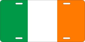 Ireland Flag License Plates