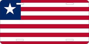 Liberia Flag License Plates