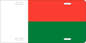 World Flags Madagascar Flag License Plates