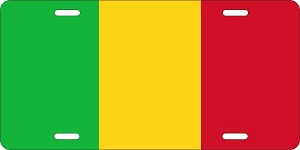 Mali Flag License Plates