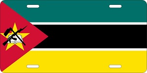 Mozambique Flag License Plates