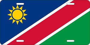 Namibia Flag License Plates