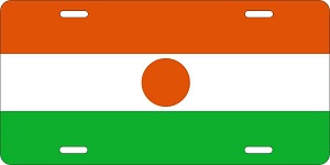 Niger Flag License Plates