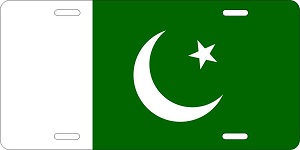 World Flags Pakistan Flag License Plates