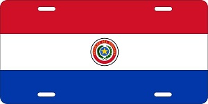 Paraguay Flag License Plates