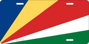 Seychelles Flag License Plates