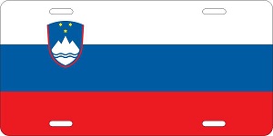 Slovenia Flag License Plates