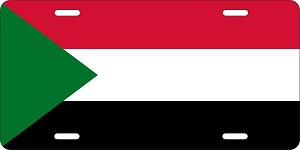 Sudan Flag License Plates