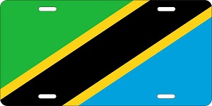 Tanzania Flag License Plates
