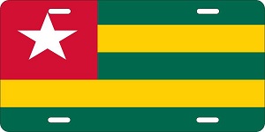 Togo Flag License Plates