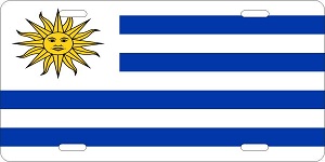 Uruguay Flag License Plates