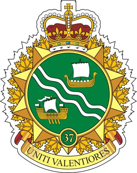 37th Canadian Brigade Group Badge Decal