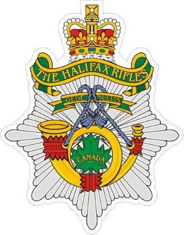 Halifax Rifles Regiment Badge Decal