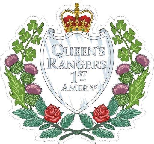 Queen's York Rangers (1st American Regiment) Badge Decal