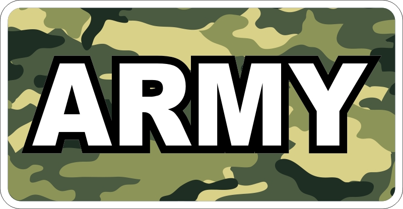 Army Camo (Green) Decal
