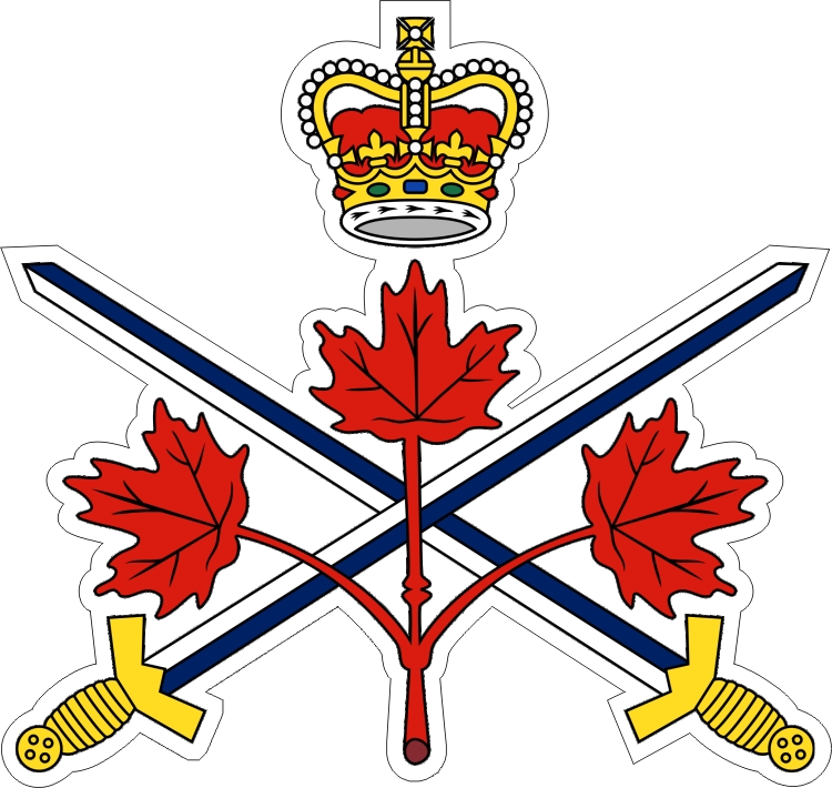 Canadian Army Cross Swords Decal