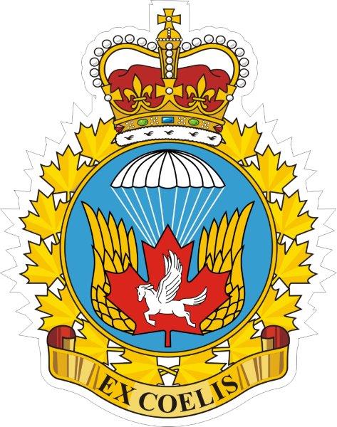 Canadian Parachute Badge Decal
