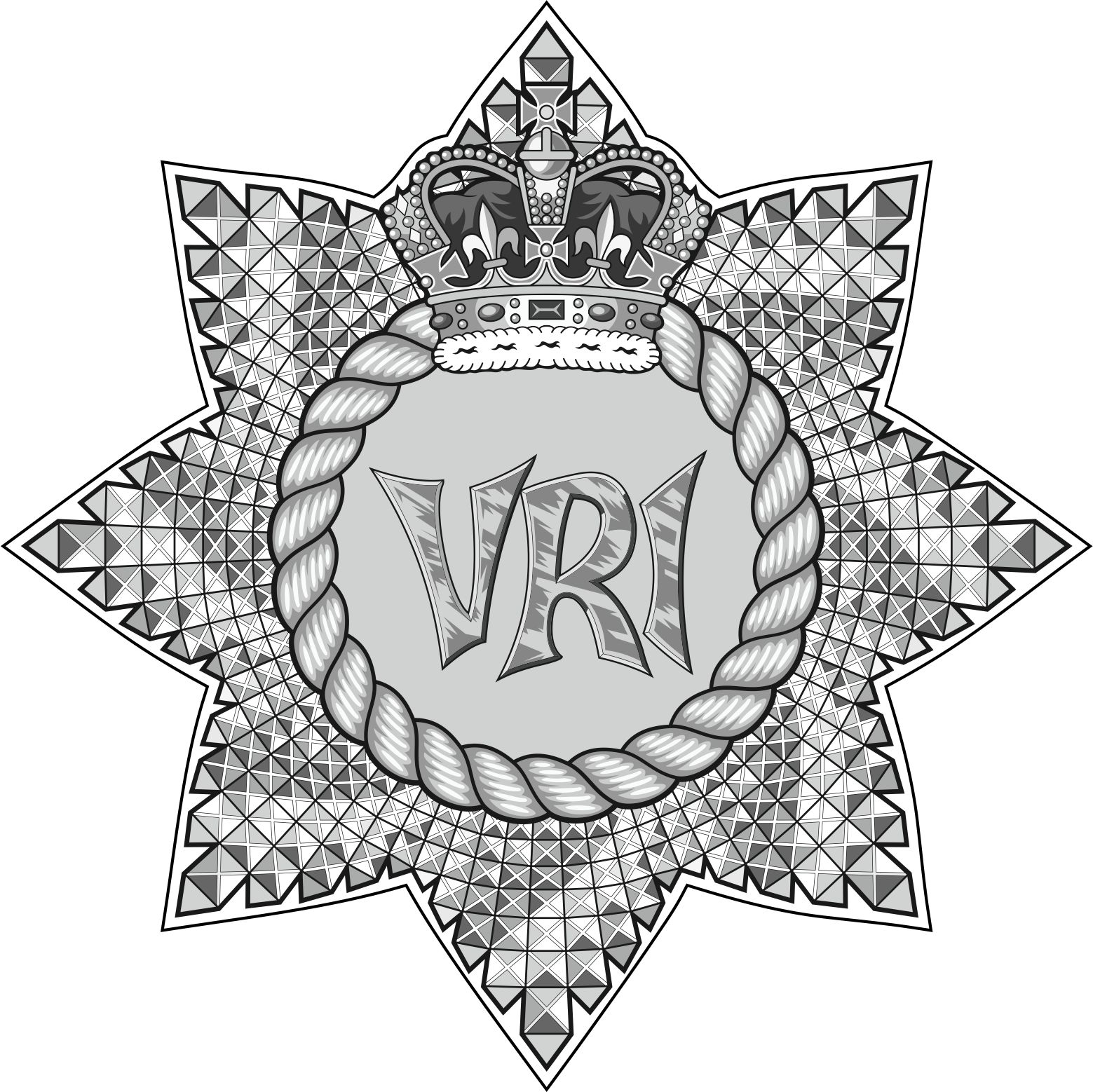 Royal Canadian Regiment Subdued Badge Decal