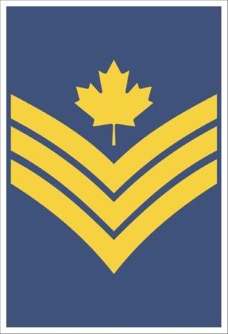 RCAF Sergeant Decal