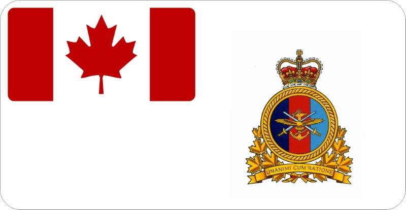 Canadian Joint Operations Command Flag Decal
