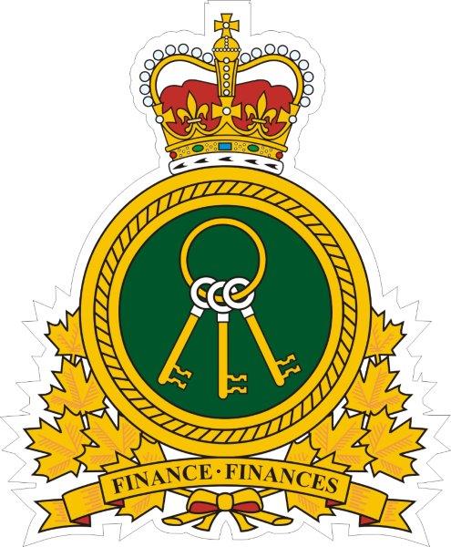 CA DND ADM Finance & Corp Services Badge Decal