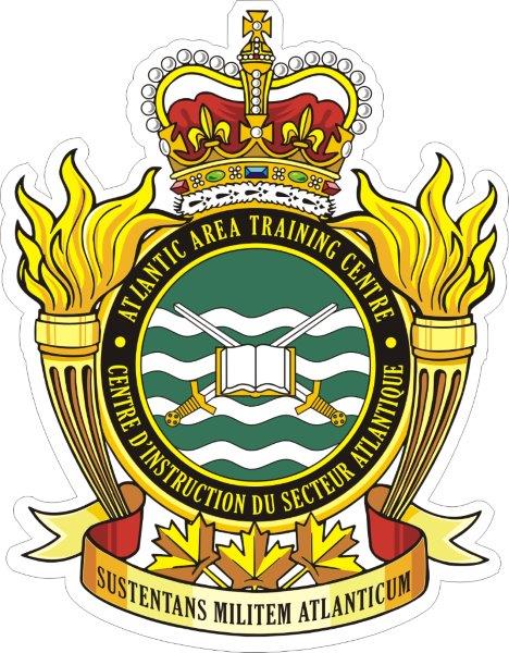 CF Atlantic Area Training Centre Badge Decal