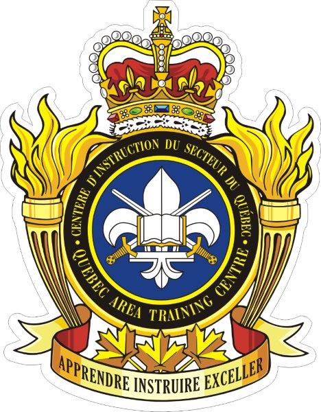 Quebec Area Training Centre Badge Decal