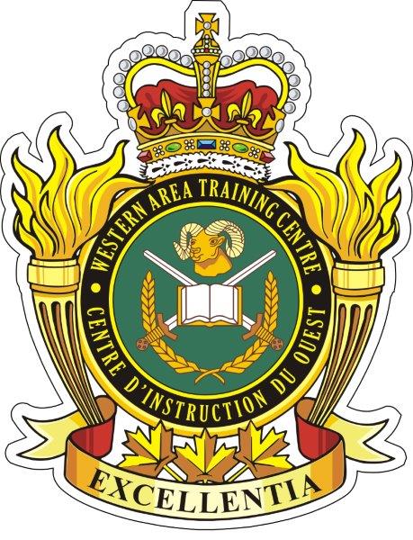 CF Western Area Training Centre Badge Decal