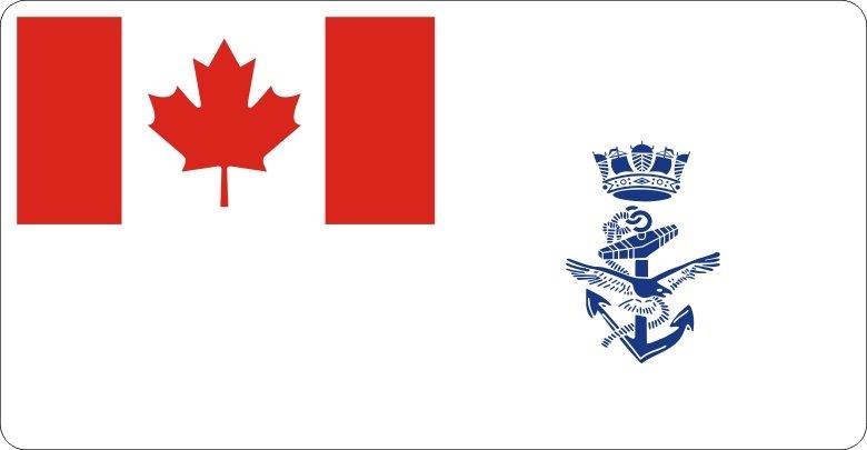 Canadian Naval Jack Decal