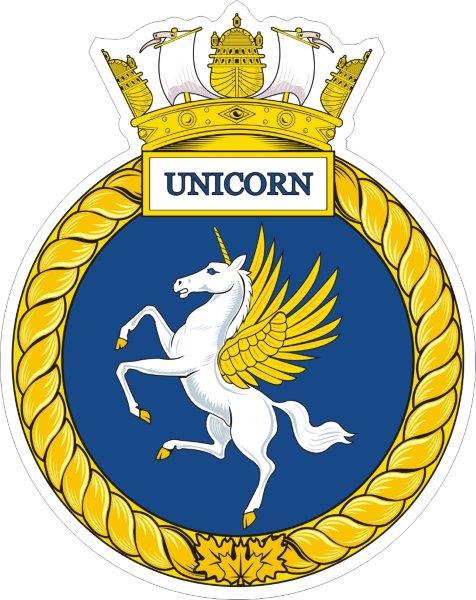 HMCS Unicorn Decal