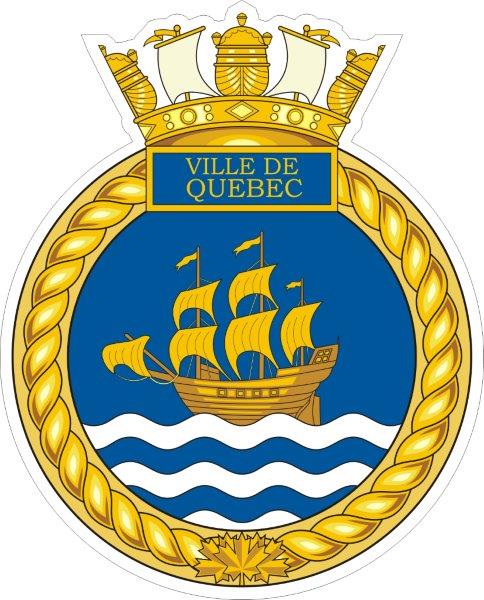 HMCS Ville de Quebec Decal