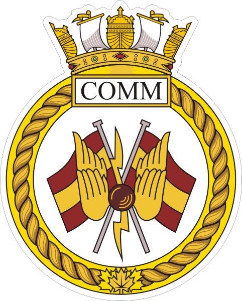 Naval Communications Badge Decal