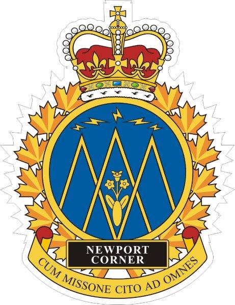 NRS (Naval Radio Station) Newport Corner Decal