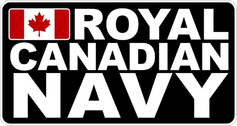 Royal Canadian Navy RCN (Rectangle) Decal