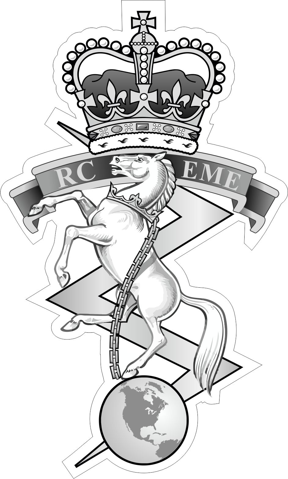 RCEME Subdued Decal