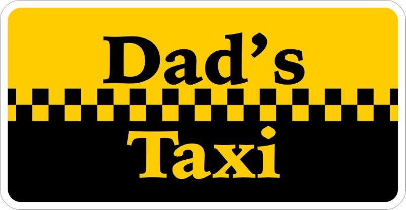 Dad's Taxi Decal